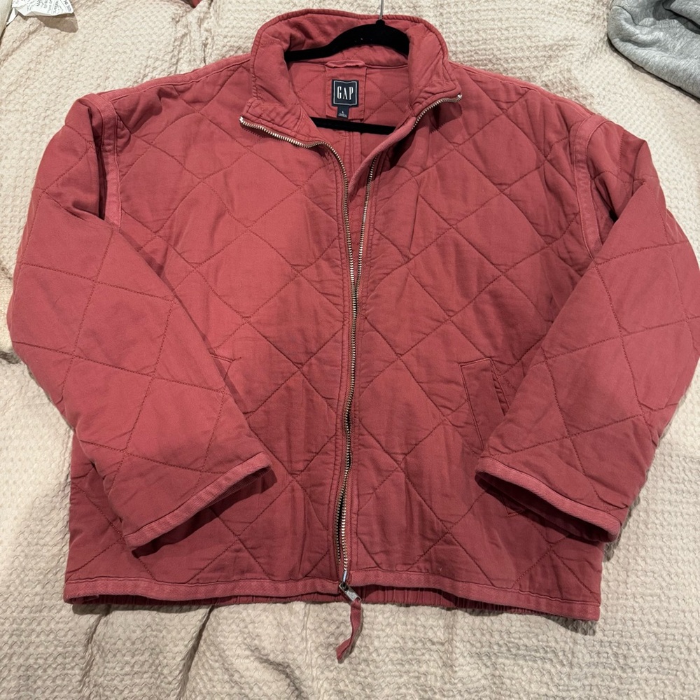 Quilted Red Jacket - Picture 3 of 3